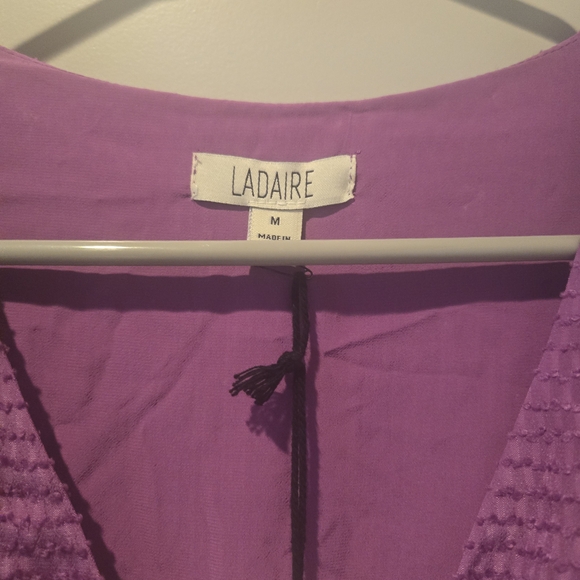 Elegant Long Sleeve Purple Dress - Picture 5 of 5